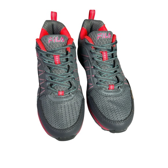 Fila Trail‎ All-Terrain Women's Athletic Running Sneaker Size 7.5  Grey/Pink - Picture 1 of 9